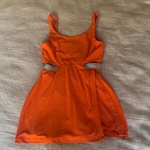 Outdoor voices orange athletic Dress